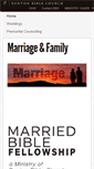 Mobile Screenshot of family.dentonbible.org