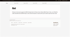 Desktop Screenshot of btcp.dentonbible.org