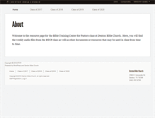 Tablet Screenshot of btcp.dentonbible.org